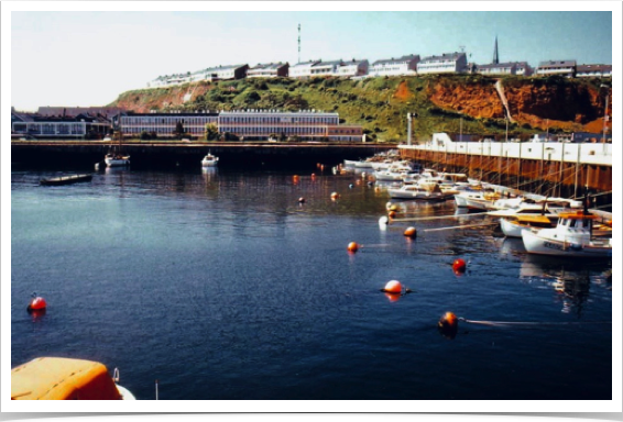 Marine Research Station at Helgoland Island. 